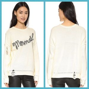 Wildfox Mermaid Bloomy Sweater S can fit L & M NWT